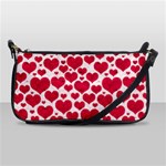 Hearts Valentine Pattern Seamless Shoulder Clutch Bag