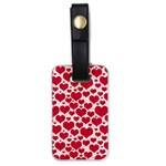 Hearts Valentine Pattern Seamless Luggage Tag (one side)