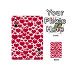 Hearts Valentine Pattern Seamless Playing Cards 54 Designs (Mini)