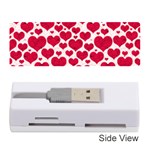 Hearts Valentine Pattern Seamless Memory Card Reader (Stick)