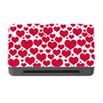 Hearts Valentine Pattern Seamless Memory Card Reader with CF