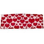 Hearts Valentine Pattern Seamless 21 x60  Body Pillow Case Dakimakura (Two Sides)