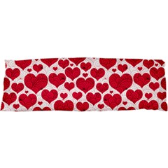 Hearts Valentine Pattern Seamless 21 x63  Body Pillow Case Dakimakura (Two Sides) from ArtsNow.com Front