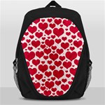 Hearts Valentine Pattern Seamless Backpack Bag