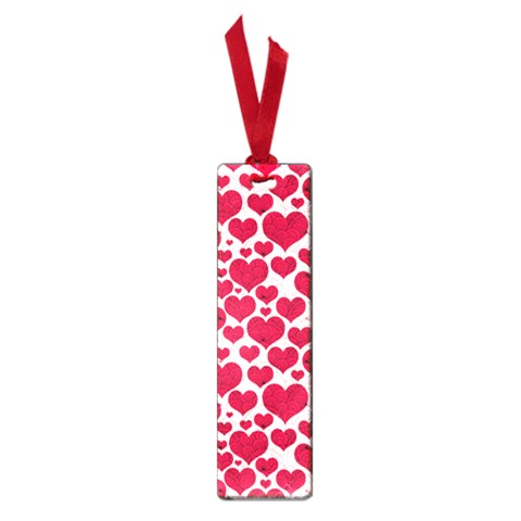 Hearts Valentine Pattern Seamless Small Book Marks from ArtsNow.com Front