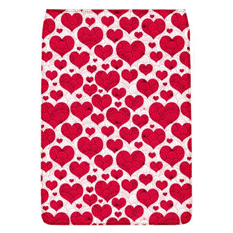 Hearts Valentine Pattern Seamless Removable Flap Cover (L) from ArtsNow.com Front