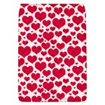 Hearts Valentine Pattern Seamless Removable Flap Cover (L)