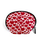 Hearts Valentine Pattern Seamless Accessory Pouch (Small)