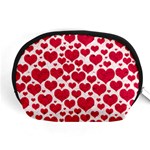 Hearts Valentine Pattern Seamless Accessory Pouch (Medium)