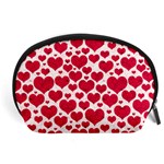 Hearts Valentine Pattern Seamless Accessory Pouch (Large)