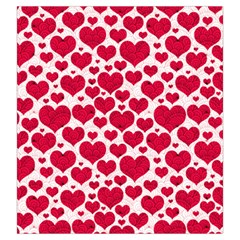 Hearts Valentine Pattern Seamless Drawstring Pouch (Large) from ArtsNow.com Front