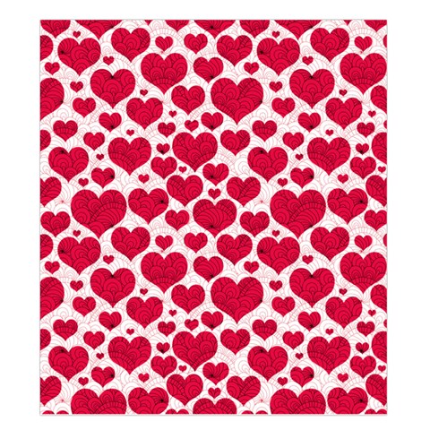 Hearts Valentine Pattern Seamless Duvet Cover (King Size) from ArtsNow.com Duvet Quilt