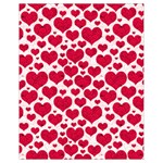 Hearts Valentine Pattern Seamless Drawstring Bag (Small)