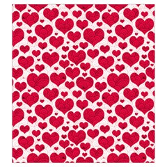 Hearts Valentine Pattern Seamless Drawstring Pouch (2XL) from ArtsNow.com Front