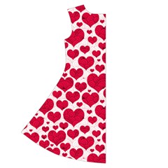 Hearts Valentine Pattern Seamless Short Sleeve V Back Left