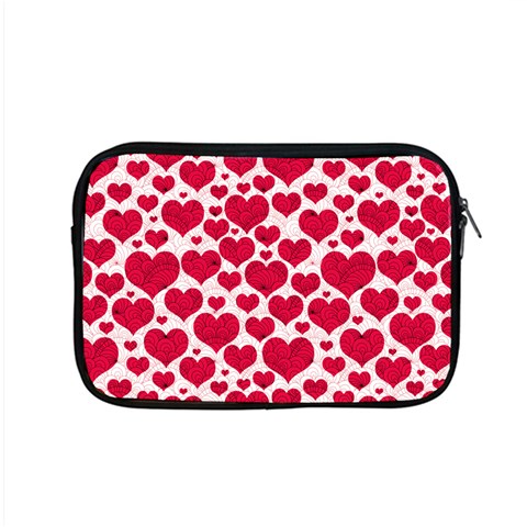 Hearts Valentine Pattern Seamless Apple MacBook Pro 15  Zipper Case from ArtsNow.com Front