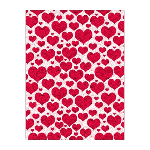 Hearts Valentine Pattern Seamless Medium Tapestry from ArtsNow.com Front