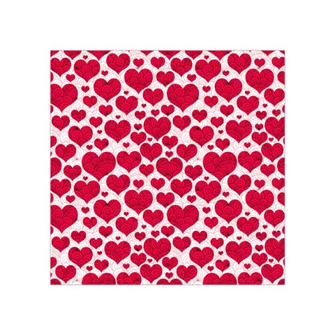 Hearts Valentine Pattern Seamless Square Tapestry (Small) from ArtsNow.com Front