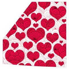 Hearts Valentine Pattern Seamless Kid s Button Up Puffer Vest from ArtsNow.com Pocket Right