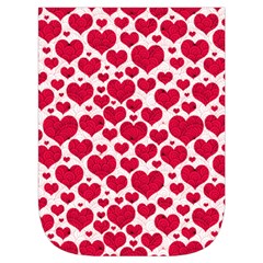 Hearts Valentine Pattern Seamless Waist Pouch (Small) from ArtsNow.com Front Pocket