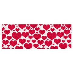 Hearts Valentine Pattern Seamless Wristlet Pouch Bag (Small) from ArtsNow.com Bottom