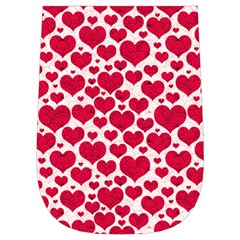 Hearts Valentine Pattern Seamless Wristlet Pouch Bag (Small) from ArtsNow.com Right Side