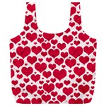 Hearts Valentine Pattern Seamless Full Print Recycle Bag (XXL)