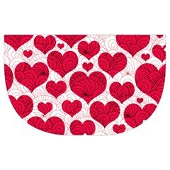 Hearts Valentine Pattern Seamless Make Up Case (Medium) from ArtsNow.com Side Right