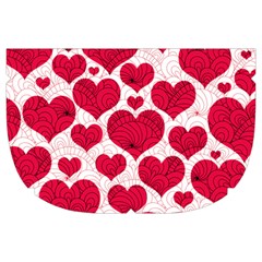 Hearts Valentine Pattern Seamless Make Up Case (Large) from ArtsNow.com Side Right