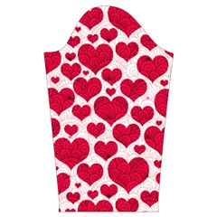 Hearts Valentine Pattern Seamless Kids  Long Sleeve Velvet Lounge Robe from ArtsNow.com Sleeve Left