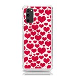 Hearts Valentine Pattern Seamless Samsung Galaxy S20 6.2 Inch TPU UV Case