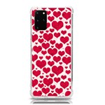 Hearts Valentine Pattern Seamless Samsung Galaxy S20 Plus 6.7 Inch TPU UV Case