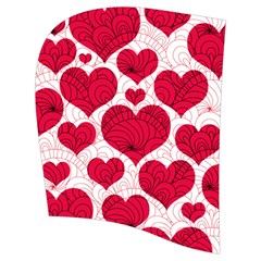 Hearts Valentine Pattern Seamless Kids  Stylish Hooded Puffer Vest from ArtsNow.com Hood Right