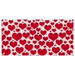 Hearts Valentine Pattern Seamless Banner and Sign 4  x 2 