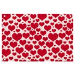 Hearts Valentine Pattern Seamless Banner and Sign 6  x 4 