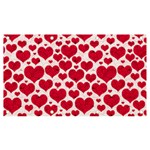 Hearts Valentine Pattern Seamless Banner and Sign 7  x 4 