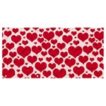 Hearts Valentine Pattern Seamless Banner and Sign 8  x 4 