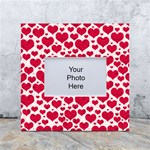 Hearts Valentine Pattern Seamless White Box Photo Frame 4  x 6 