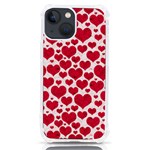 Hearts Valentine Pattern Seamless iPhone 13 mini TPU UV Print Case