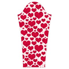 Hearts Valentine Pattern Seamless Women s Cut Out Long Sleeve T Sleeve Right