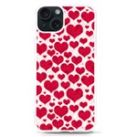 Hearts Valentine Pattern Seamless iPhone 15 TPU UV Print Case