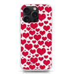 Hearts Valentine Pattern Seamless iPhone 15 Pro TPU UV Print Case