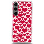 Hearts Valentine Pattern Seamless Samsung Galaxy S24 6.2 Inch TPU UV Case