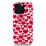 Hearts Valentine Pattern Seamless iPhone 16 Pro TPU UV Print Case