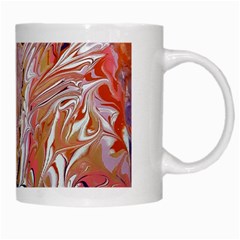 Pour Flames White Mug from ArtsNow.com Right