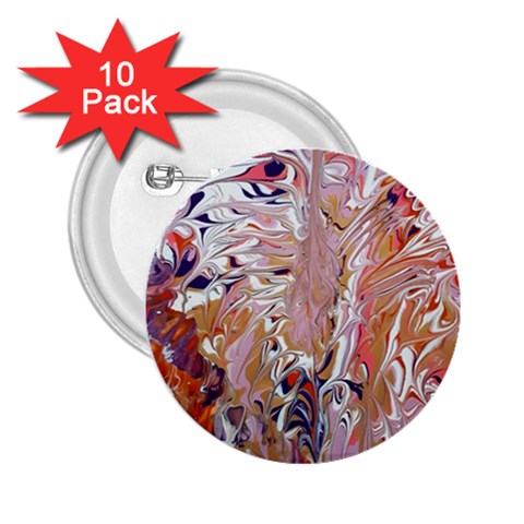 Pour Flames 2.25  Buttons (10 pack)  from ArtsNow.com Front