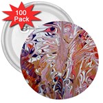 Pour Flames 3  Buttons (100 pack) 