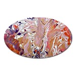 Pour Flames Oval Magnet