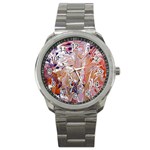 Pour Flames Sport Metal Watch