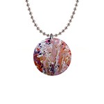 Pour Flames 1  Button Necklace